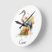 Wandering Crane, op maat Ronde Klok (Hoek)