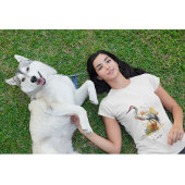 Wandering Crane, op maat T-shirt