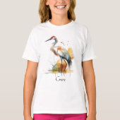 Wandering Crane, op maat T-shirt (Voorkant)