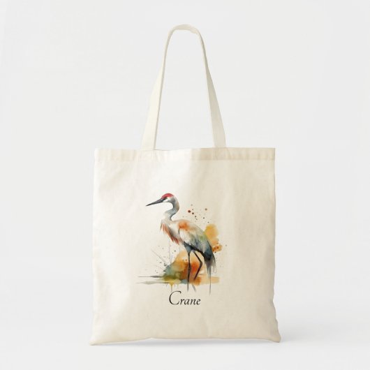 Wandering Crane, op maat Tote Bag (Voorkant)