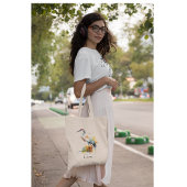 Wandering Crane, op maat Tote Bag