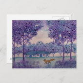 Wandering Fox Briefkaart (Voorkant / Achterkant)