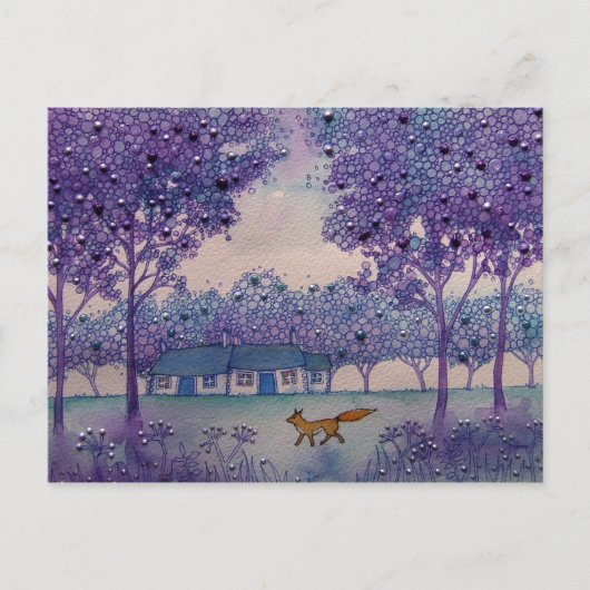 Wandering Fox Briefkaart (Voorkant)
