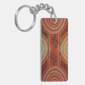 Wandering Geckos Sleutelhanger (Voorkant Links)