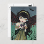 Wandering Gothic Vampire Briefkaart (Voorkant / Achterkant)