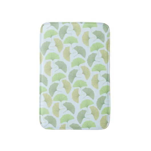 Wandering Green Ginkgo Bath Mat (Voorkant Verticaal)