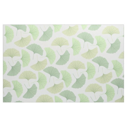 Wandering Green Ginkgo Stof (Yard (91,4 cm))