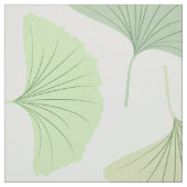 Wandering Green Ginkgo Stof (Swatch)
