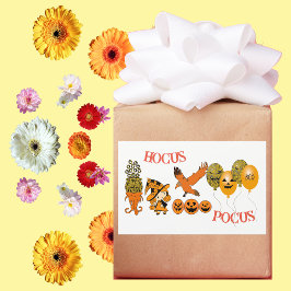 Wandering Heks Jack O Lanterns Raven Hocus Pocus Rechthoekige Sticker