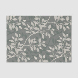 Wandering Leaves Elegant Earthy Botanical Pattern Tissuepapier
