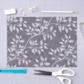 Wandering Leaves Elegant Lavender Botanical Tissuepapier (Craft)