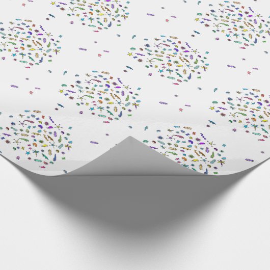 Wandering Mini Bugs en Mini Beasts Cadeaupapier (Hoek)