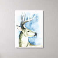 Wandering Stag - Waterverf