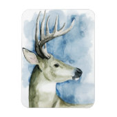 Wandering Stag - Waterverf Magneet (Verticaal)