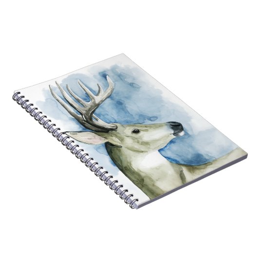 Wandering Stag - Waterverf Notitieboek (Rechterzijde)