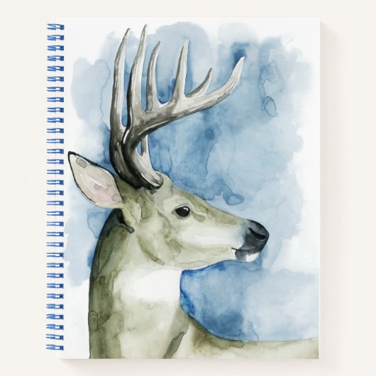 Wandering Stag - Waterverf Notitieboek (Voorkant)