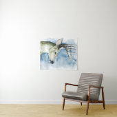 Wandering Stag - Waterverf Wandkleed (In Situ (horizontaal))