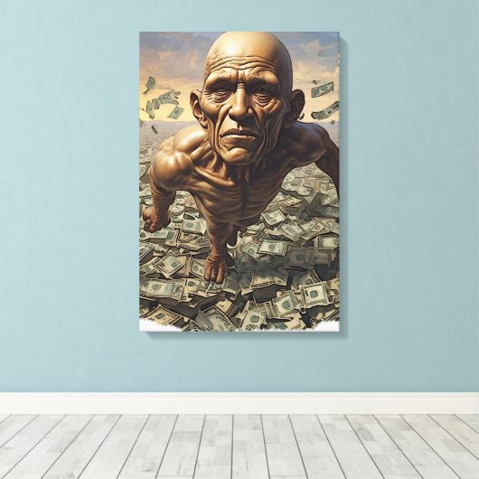 Wandering Through Life Canvas Afdruk (Insitu (Houten vloer))