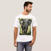 Wandering Wild – T-shirt van de bosolifanten (Voorkant volledig)