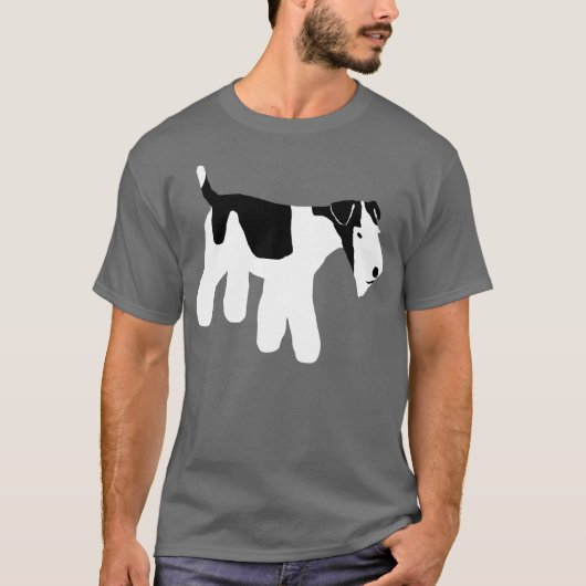 Wandering Wire Fox Terrier T-shirt (Voorkant)