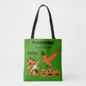Wandering Wyed Witch Personalized Halloween Cute Tote Bag (Voorkant)