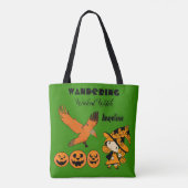 Wandering Wyed Witch Personalized Halloween Cute Tote Bag (Achterkant)