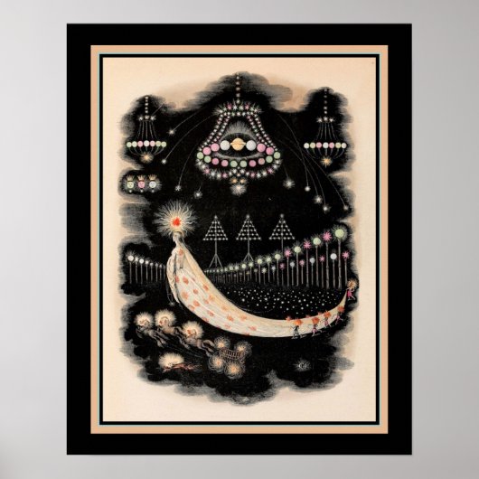 Wanderingen van een Comet door J. J. Grandville ca Poster (Voorkant)