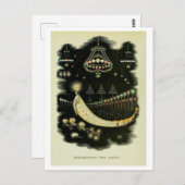 Wanderings of a Comet beroemd gemaakt door Grandvi Briefkaart (Voorkant / Achterkant)