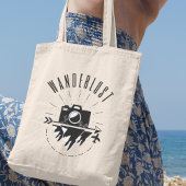 Wanderlust Avontuur Avid Travellers Gift Tote Bag
