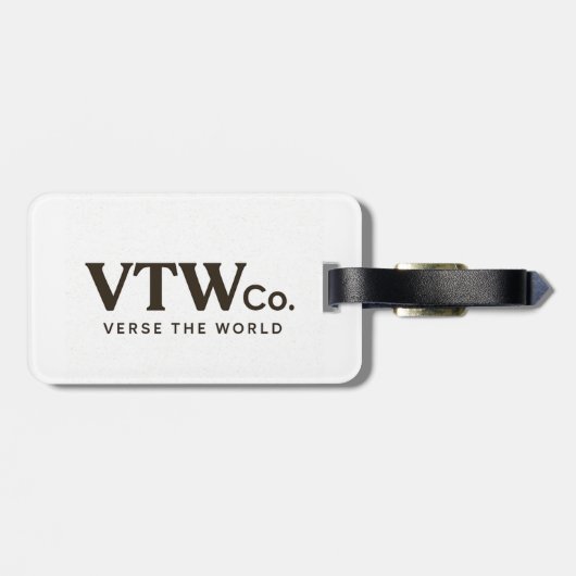 Wanderlust Bag Label Bagagelabel (Achterkant horizontaal)