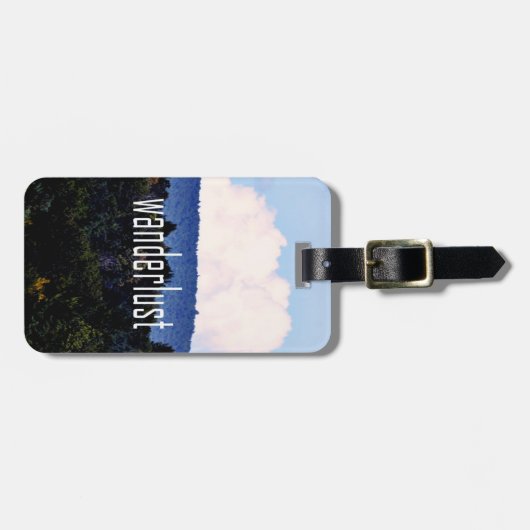 Wanderlust Bagagelabel (Voorkant horizontaal)