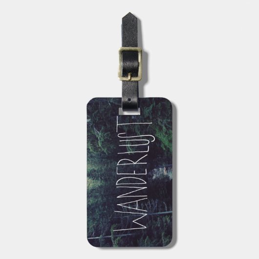 Wanderlust Bagagelabel (Voorkant verticaal)