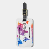 Wanderlust Bagagelabel (Voorkant verticaal)