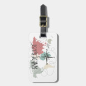 Wanderlust Bagagelabel (Voorkant verticaal)
