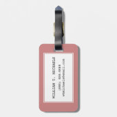 Wanderlust Bagagelabel (Achterkant verticaal)