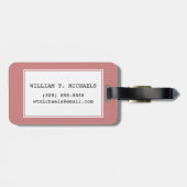 Wanderlust Bagagelabel (Achterkant horizontaal)