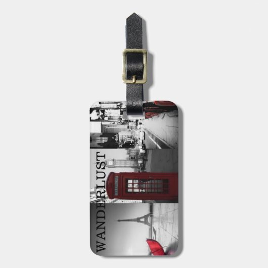 Wanderlust Bagagelabel (Voorkant verticaal)