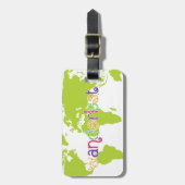 Wanderlust Bagagelabel (Voorkant verticaal)