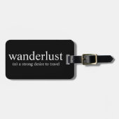 wanderlust bagagelabel (Voorkant horizontaal)