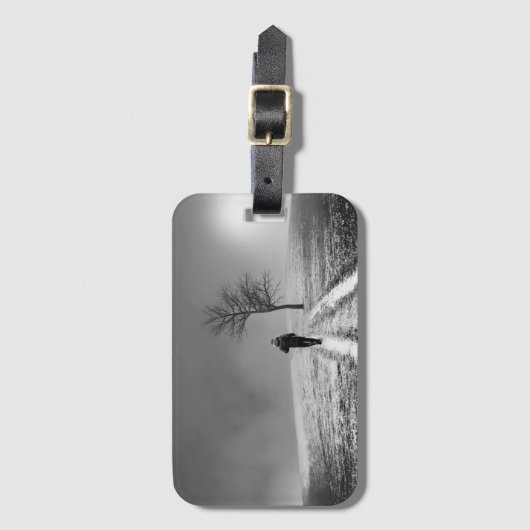 Wanderlust Bagagelabel (Voorkant (verticaal))