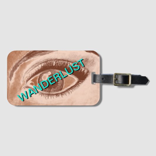 WANDERLUST bagagetail | m3galleryStudio Bagagelabel (Voorkant (horizontaal))