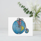 Wanderlust Bike Briefkaart (Staand voorkant)