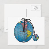 Wanderlust Bike Briefkaart (Voorkant / Achterkant)