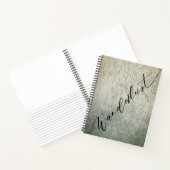 Wanderlust Blauwgroen Ombre Waterverf Adventure Ka Notitieboek (Binnen)