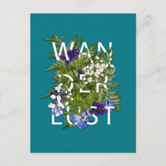 Wanderlust Briefkaart (Voorkant)