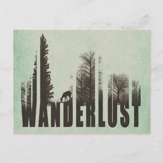 Wanderlust Briefkaart (Voorkant)