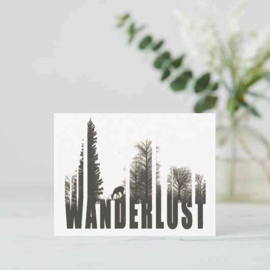 Wanderlust Briefkaart (Staand voorkant)
