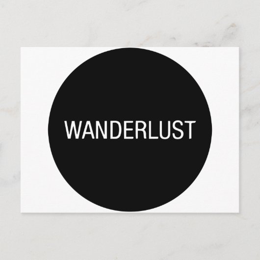 WANDERLUST BRIEFKAART (Voorkant)