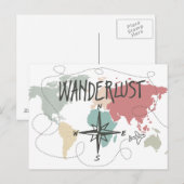 Wanderlust Briefkaart (Voorkant / Achterkant)