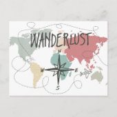 Wanderlust Briefkaart (Voorkant)